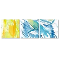 3 Piece Canvas Wall Art Abstract Color Canvas Prints Home Artwork Decoration for Living Room,Bedroom - 12