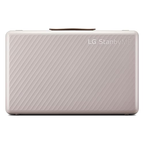 LG 27-Inch StanbyME Go Portable Smart 1080P Touch Screen (27LX5QKNA, 2023 Model), Calming Beige