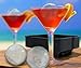 Chillz Ice Ball Maker - 2 Black Flexible Silicone Ice Trays - Mold 8 X 4.5cm Round Ice Ball Spheres (2 Pack)
