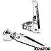 Krator Chrome AntiVibrate Engine Guard Foot Pegs + Clamps For Honda CB 125 350 400 450 650 750 900 Super Sport