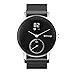 Shangpule Replacement Bands for Withings Nokia Steel HR Tracker, Stainless Steel Metal Bracelet Strap for Withings Nokia Steel HR 40mm/36mm (Milanese Black, 36mm)