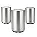 3 Pack Push Down Bottle Cap Opener by HQY, Silver (New Version)