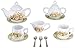 Delton Products Bunny Large Dollies Tea Set in Basket