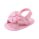 Girls Princess Shoes, Mosunx(TM) Infant Baby Flower Sandals Toddler First Walkers Kid Shoes (Age:0~6 Month, Pink)