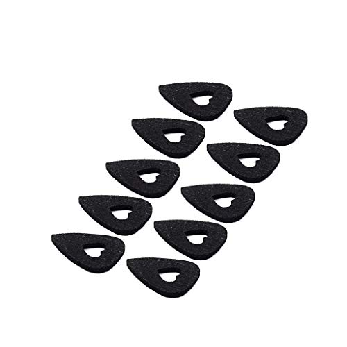 Aobiny Guitar Picks Compatible for Soprano Alto Tenor Saxophone Clarinet, New Sax Mouthpiece Cap fits Strap Ligature for Saxophone Clarinet (Black)