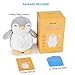 Baby Gifts - ACENZ White Noise Sound Machine, Portable Baby Sleep Soother Stuffed Animals Penguin & 12 Soothing Sounds & Stars Night Light