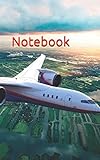 Notebook: Concept air plane jet flight idea conceptual by Wild Pages Press