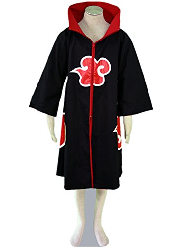 Love Anime Ninja Shinobi Cosplay Costume-Akatsuki Member Uchiha Itachi Cloak