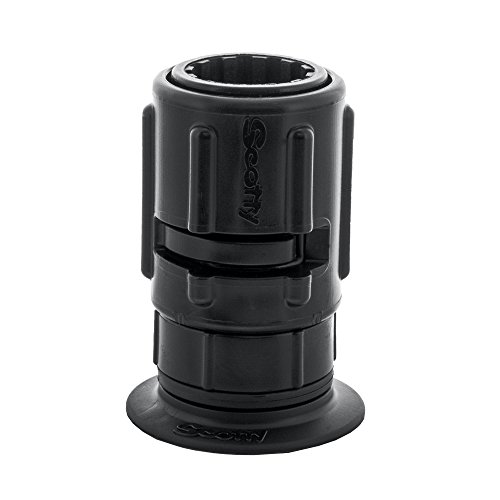 Scotty #448-BK Stick-On Accessory Mount w/#437 Gear-Head  