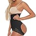 Gotoly Hi- Waist Butt Lifter Tummy Control Boy Shorts Buttock Booty Control (M/L, Black)