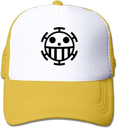 OONONGFU The Flag Of Trafalgar Law Big Foam Snapback Hats Mesh Back Adjustable Cap