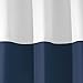 iDesign Zeno Striped Fabric Shower Curtain for Master, Guest, Kids', College Dorm Bathroom, 72