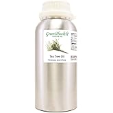 GreenHealth - 16 fl oz Tea Tree Essential Oil (100% Pure & Natural), Aluminum Bottle, Uncut