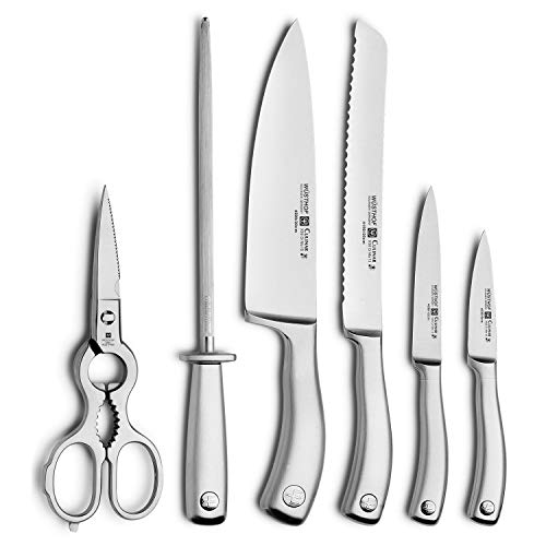 Wusthof Culinar Knife Set 7 Piece with Acacia Wood Block Pricepulse