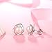Pearl Earrings, Sterling Silver Rose Stud Earrings White Freshwater Cultured Pearl Stud Earrings, Hypoallergenic (Rose Pearl Earrings)