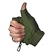 Maddog Tactical Half-Finger Paintball and Airsoft Gloves - Olive Green - Small/Medium