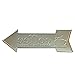 NEW DECO Metal Tin Signs (2-16.9x6in, J-Arrow)