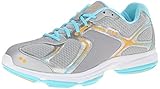 RYKA Women's Devotion Walking Shoe,Grey/Light Blue/Orange,8.5 M US