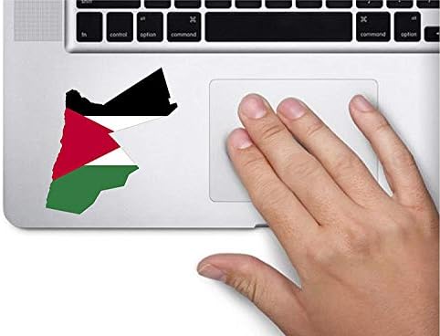 Funny Decals for Motorcycles Map with Flag Inside Jordan 3 x 3.8 Inches Window Car Laptop Stickers for Women