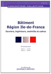Conventions collectives régionales, Bâtiment, région Île-de-France