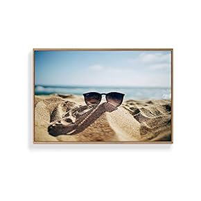 Framed Canvas Wall Art for Living Room, Bedroom Seaside Canvas Prints for Home Decoration Ready to Hang - 16x24 inches
