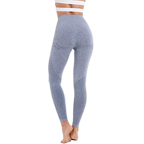 Aoxjox Women's High Waist Workout Gym Vital Seamless Leggings Yoga