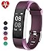 Fitness Tracker with Heart Rate Monitor,Willful Fitness Watch Activity Tracker IP67 Waterproof Slim Smart Band with Step Calorie Counter 14 Sports Mode Sleep Monitor,Pedometer for Kid Women Men Purple