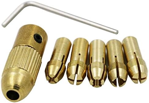 Timlatte 0.5-3Mm Small Electric Drill Bit Collet Drill Chuck Set With Wrench