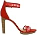 Calvin Klein Women's Valinda Kid Suede Mesh Platform Pump