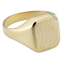 10k Yellow Gold Rectangular Signet Ring