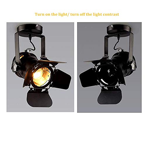 Comprar Lywins E27 Desván Industrial Manchas de techo Accesorio de foco