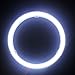 100MM Car Light LED Chips 72SMD Angel Eyes Halo Ring Headlight Warning Lamps 12V with Shell (white) 1 Pair