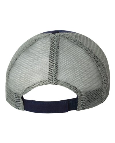 Authentic Headwear - ''The Duke'' Washed Trucker Cap - AH80 - Adjustable - Navy/ Gray