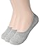 OSABASA Womens 3 Pair Casual No-Show Socks of Hidden Flat Boat Line GRAY US 5-8/Asia S (SETKWMS09)