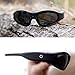 iVUE Rincon 1080P HD Camera Glasses Video Recording Sport Sunglasses DVR Eyewear (Tilt Lens, Polarized/Impact Resistant, WiFi/App) (No Mem)