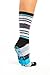 StopSocks: Hospital Socks + Yoga, Traction, Gym, Tread, Non Skid, Anti Slip Socks - Megaformer + The Perfect Running Sock,Blue - Crew - 3 Pack,Large