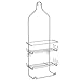 iDesign Milo Metal Wire Hanging Shower Caddy, Baskets and Towel Bar for Shampoo, Conditioner, and Soap with Hooks for Razors, Towels, and More, 4.25