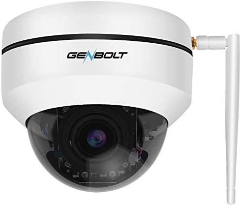 防犯カメラ ワイヤレス 屋外 Wifi 暗視撮影 400万画素 光学5倍ズーム Genbolt Ai人体検知 監視カメラ ネットワークカメラ Ultra Hd 1920p ドーム型 Cmos センサー プライバシー保護 Ptz 回転可能 Onvif 国際防水規格 Ip66 遠隔監視 動体検知警報 複数デバイスに接続