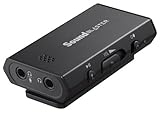 Creative Sound Blaster E1 Portable Headphone Amplifier with Integrated Mic and Dual Headphone Jacks for PC and Smartphones