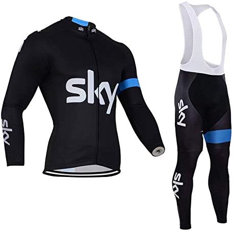 Wulibike Men's Cycling Jersey Set Short/Long Sleeve Jersey & Bib Shorts Pro Team Bicycle Clothing Kit
