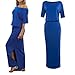 haoricu Women Dress, Women Summer Elegant Long Maxi Evening Party Dress with Pocket