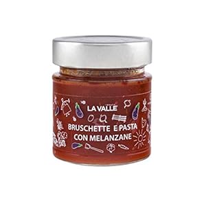 Bruschette en pasta, met aubergine, houdt La Valle, 190 g, verpakking van 6 stuks