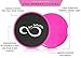 Live Infinitely Gliding Core Disc Sliders 2 Pack Exercise On Any Surface with Our Non-Catch Edges Designed for Smooth Sliding – Dual Sided Trainers Ideal for Home Abdominal & Core Workouts -Pink
