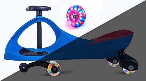 Ride on Toys for Wiggle Car Boys Girls 3 Year Old and Up with LED Light Up Wheels (Blue)