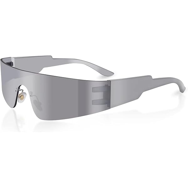 Tiffany&co. rimless sunglass y2k 美品 Amazon.com: COASION Wrap Around Sunglasses for Women Men