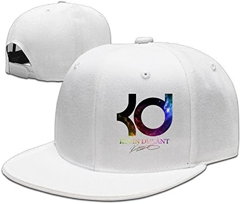 YQUE Unisex Basketball Kevin KD Durant Stars Posters Baseball Caps White