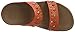 FitFlop Women's Biker Chic Slide Dress Sandal, Flame, 6 M US
