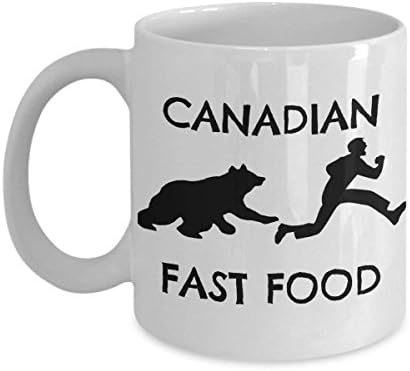 Canadian Fast Food Mug - Canadian Fast Food - Ceramic Mug For Coffee And Tea, 11oz