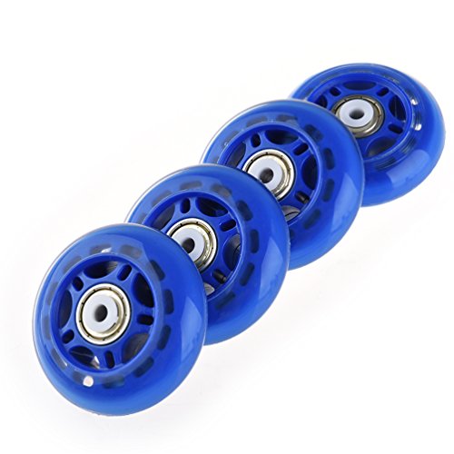 RUNACC Inline Roller Skate Wheels Premium Replacement Rollerblade Wheels with Bearings (B- Set of 4) - Thumbnail 6
