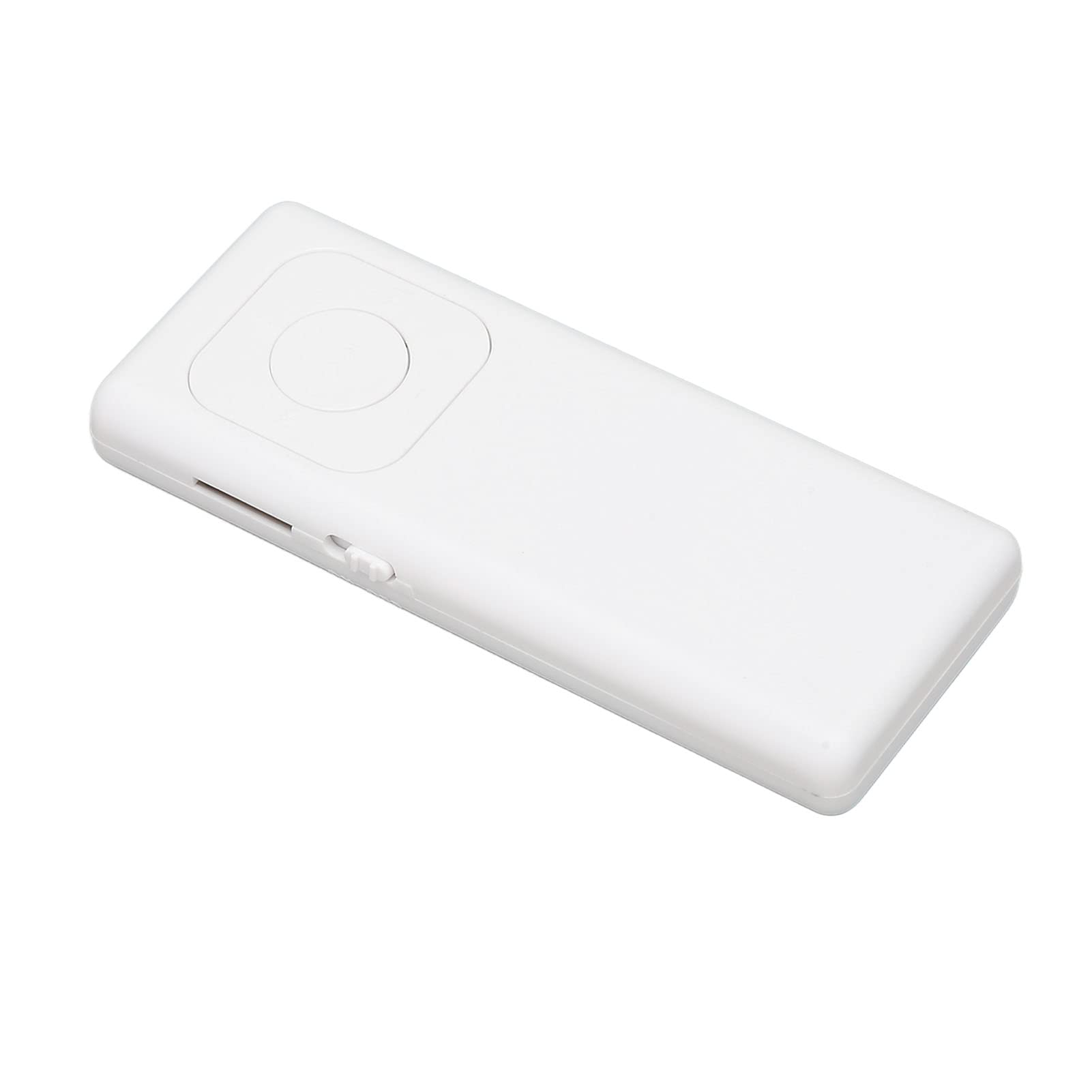 MP3 Player, ABS Stable Portable Mini MP3 Player Support 64G Memory Card Lossless Sound for Students for Relaxation (White)